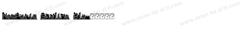 NewParis Skyline Bla字体转换